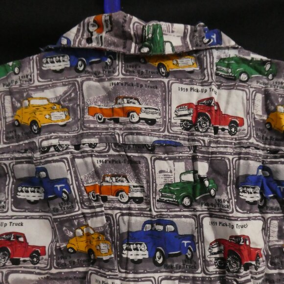 KLOZ FOR KIDS | size 5 | Colorful Cars All-Over Print Button-Up Casual Shirt - Picture 10 of 15